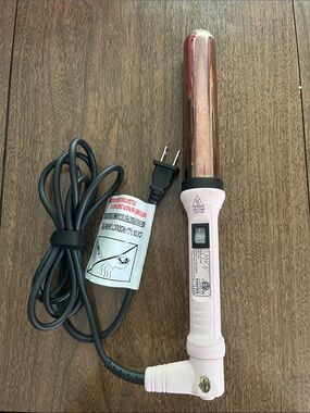 Lange Pink Styling Wand with Rose Gold Barrel